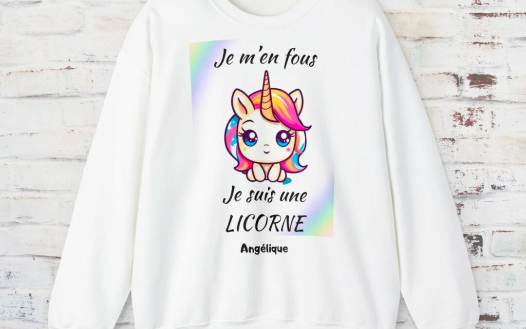 Licorne choix de style : pull unisexe pour ceux qui croient en la magie