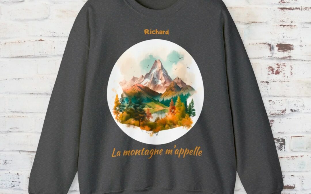 Montagne appelle en style : pull unisexe pour les amoureux de la nature