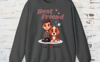Compagnon fidèle : T-shirts personnalisés avec votre chien, mode et affection