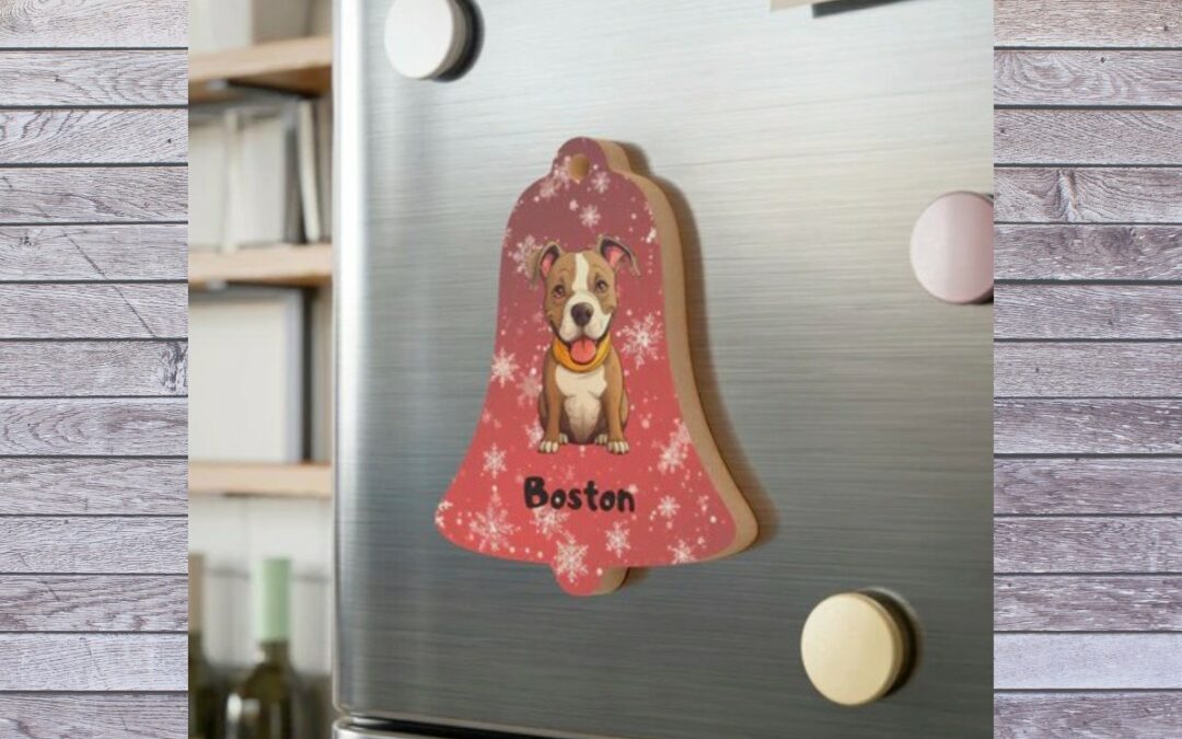 Noël canin magnétique : suspensions festives à l’effigie de votre chien