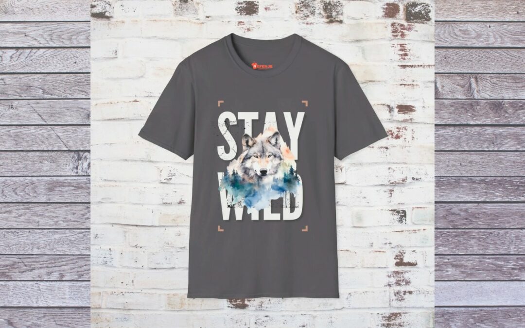 Liberté sauvage à porter : t-shirt unisexe stay wild pour les esprits libres