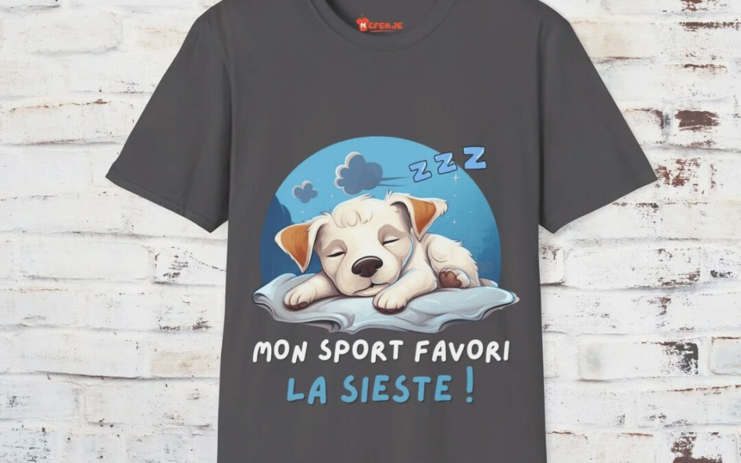 Pro de la sieste : t-shirt unisexe pour les champions du repos