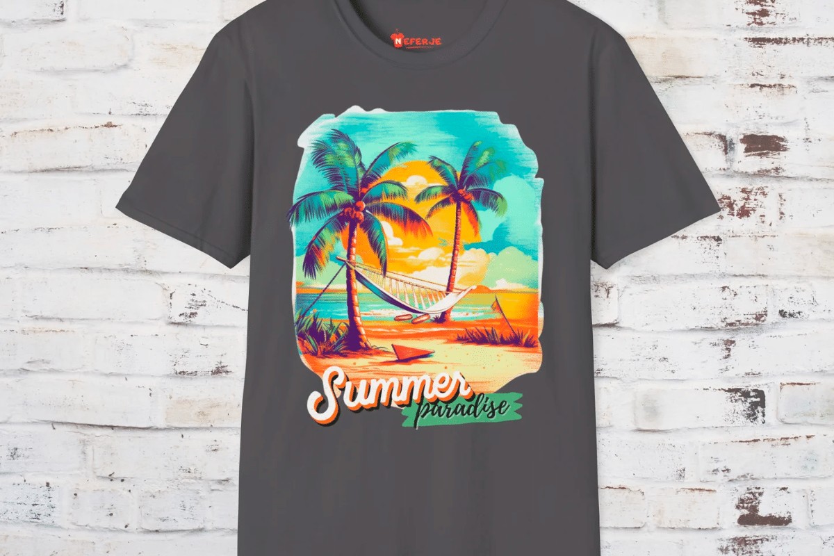 T-shirt personnalisé unisexe Summer Paradise