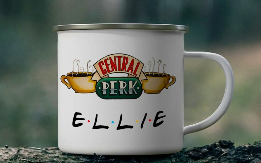 Pause café central perk : tasse personnalisée pour les fans de friends